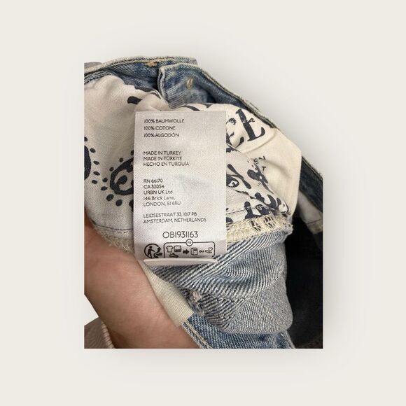 Free People Ghost Town Long Shorts Size 25 NWT - Picture 8 of 8